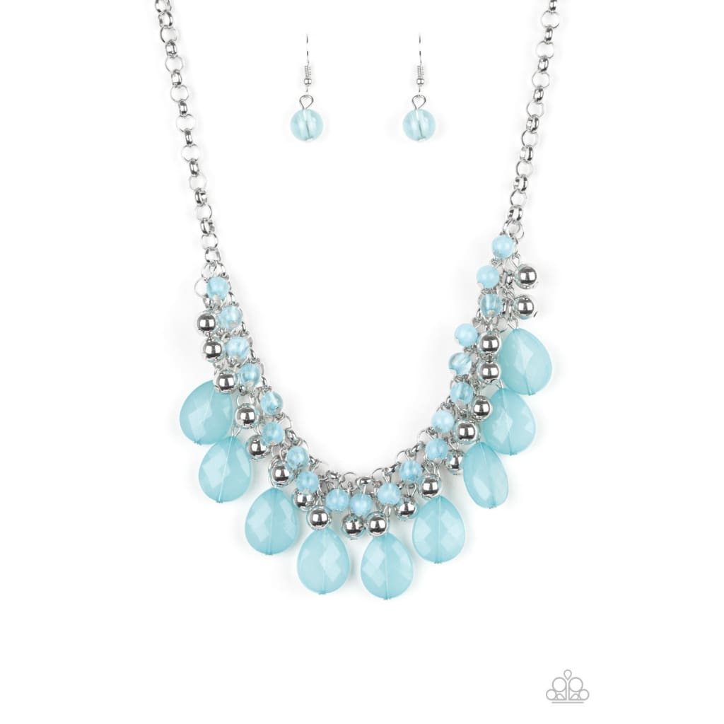 Paparazzi Trending Tropicana - Blue Necklaces