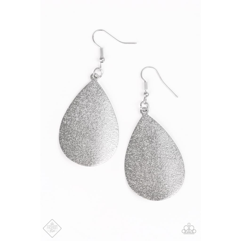 Paparazzi Youre Brilliant! Silver Earrings