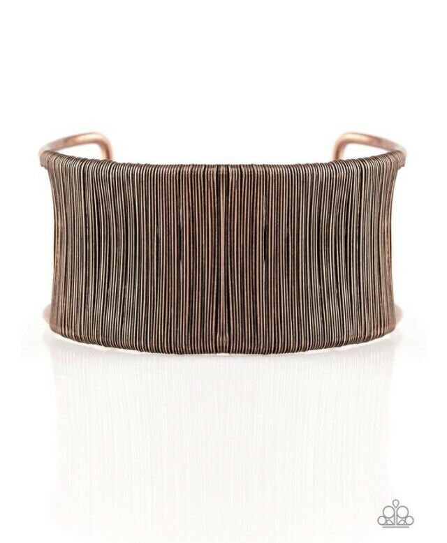 Paparazzi Metal Mecca - Copper Cuff Bracelet - Pusher P